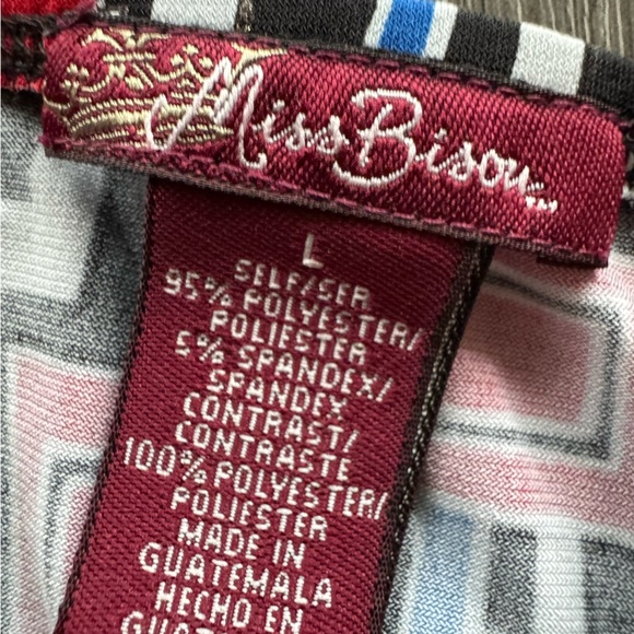 Y2K Corset Style Lace Patterned Baby Tank size Large *Runs Small - Picture 6 of 8